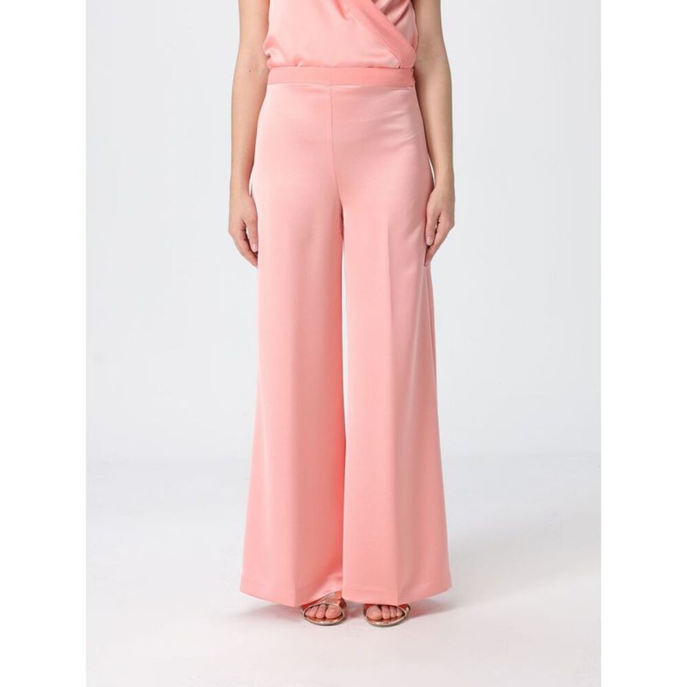 H Couture Women Criªpe Wide-Leg Trousers H Couture